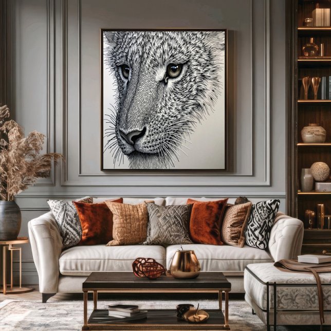Detailed Wolf Gaze Poster (Creator Uploaded)