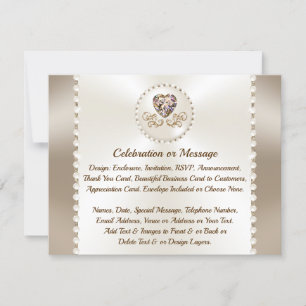 Details Cards for Wedding, Anniversary, Business,