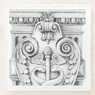 DETAILS Glass Beverage Coaster