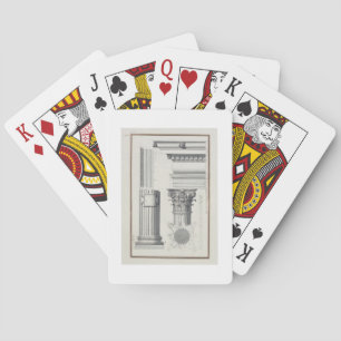 Details of a Composite Order, c.1750 (brown and bl Playing Cards
