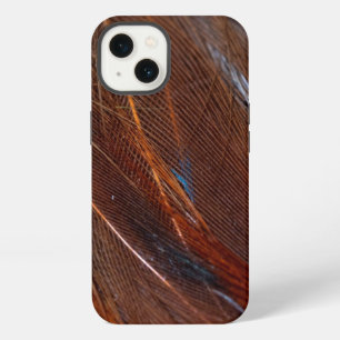 Details of a Peacock Feather iPhone 13 Case