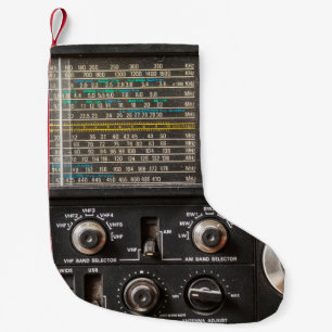 Details of an old am radio receiver small christmas stocking