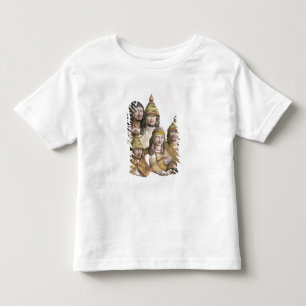 Details of headdresses in North West America (colo Toddler T-Shirt
