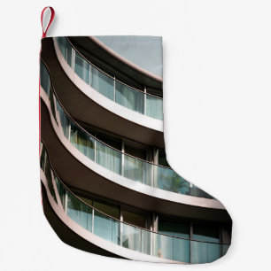 DETAILS OF THE ALBION RIVERSIDE APARTMENT BUILDING SMALL CHRISTMAS STOCKING