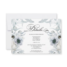 DETAILS | Pastel  Dusty Blue Flowers