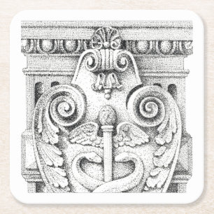 DETAILS Square Paper Coasters