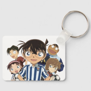 Detective Boys Square Card   少年探偵団 Key Ring