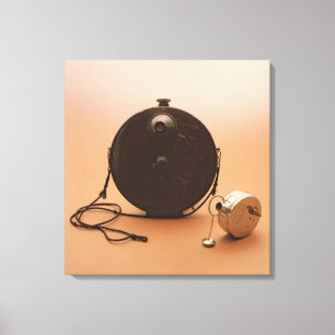 Detective cameras canvas print