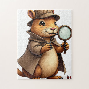 Detective Capybara Jigsaw Puzzle