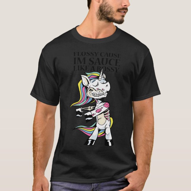 Detective cartoon with chequerboard pattern. T-Shirt (Front)
