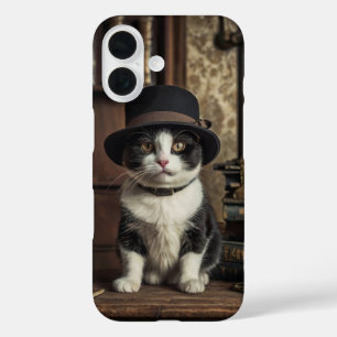 Detective Cat iPhone 16 Case