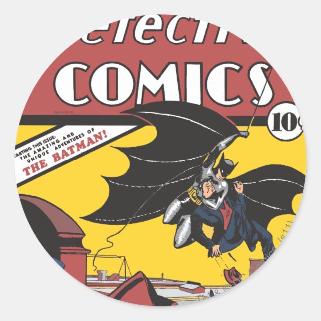 Detective Comics #27 Classic Round Sticker (Front)