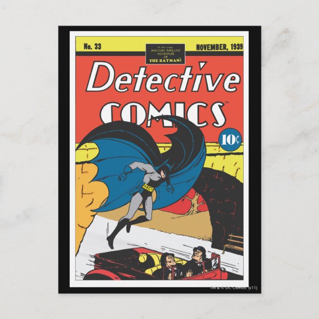 Detective Comics #33 Postcard (Front)