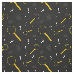Detective Crime Scene Fabric