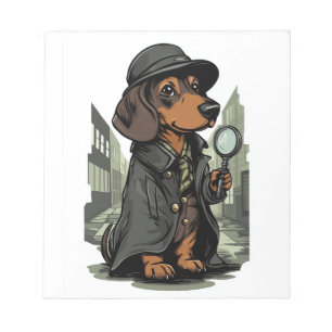 Detective Dachshund � Mystery Solving Dog Notepad