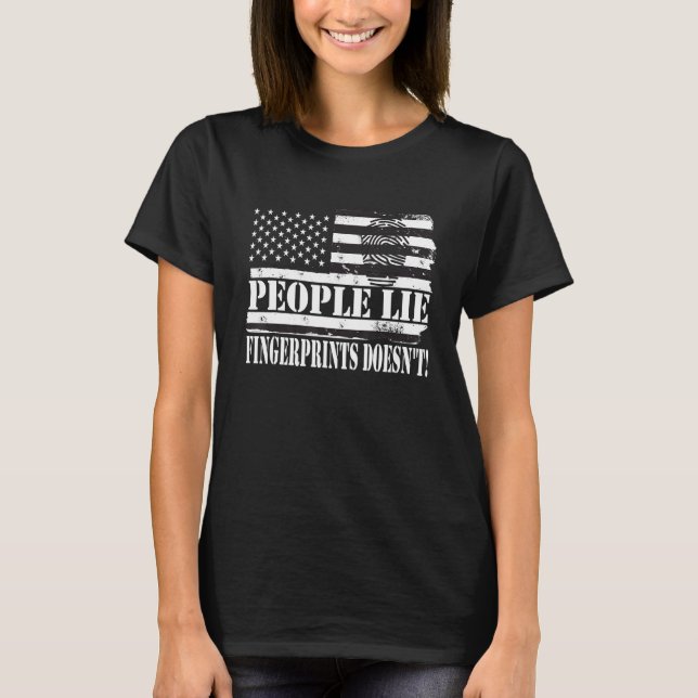 Detective for crime scene investigators 2 T-Shirt (Front)