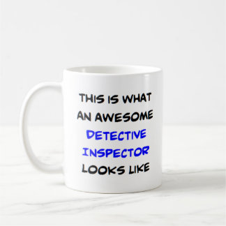 detective inspector, awesome coffee mug