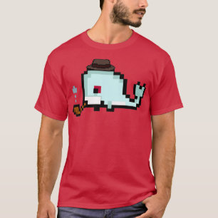 Detective Pixel Whale T-Shirt
