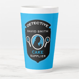 Detective-Themed Funny Gift Latte Mug