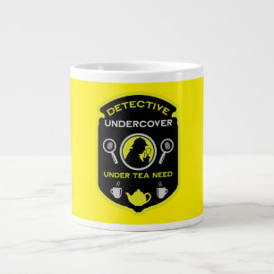 Detective-Themed Funny Tea Large Coffee Mug