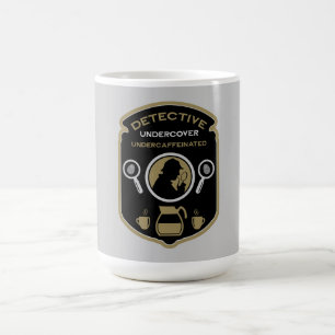 Detective-Themed Gift Coffee Mug