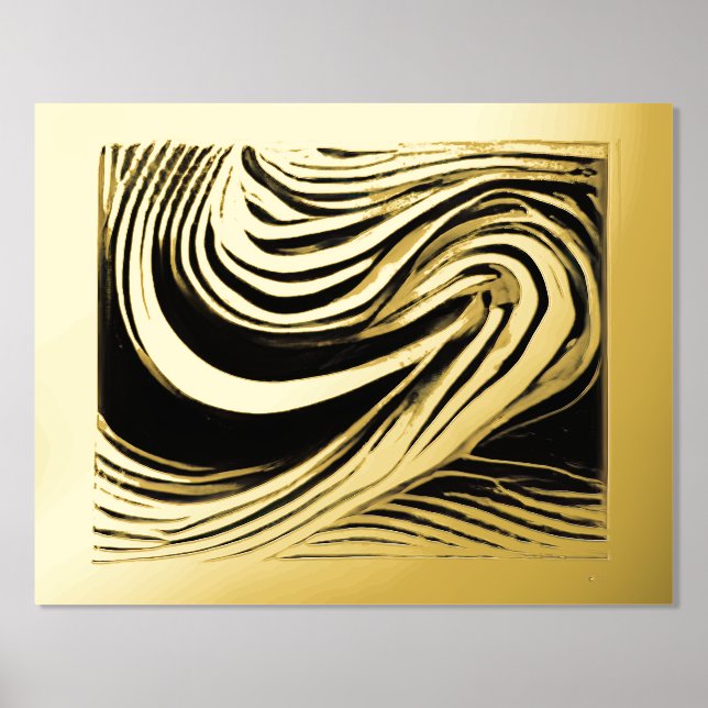 Deteriorating Swirl N°2 Foil Prints (Front)