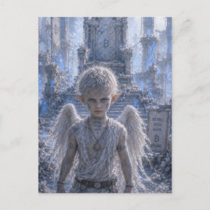 Determination / Angel / Broken Throne Postcard