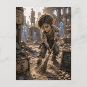 Determination / Little Street Sweeper / City Postcard