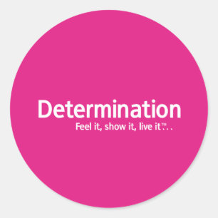 Determination - Thought Shapers™ Classic Round Sticker
