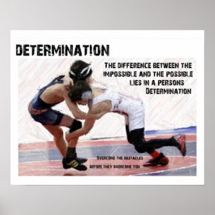 Determination - Wrestling Poster