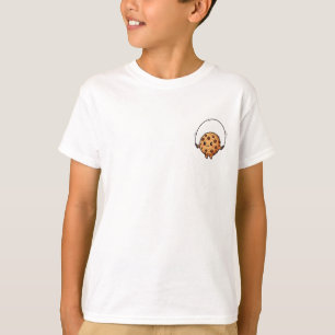 Determined Chocolate Chip Cookie Jumping Rope Kids T-Shirt