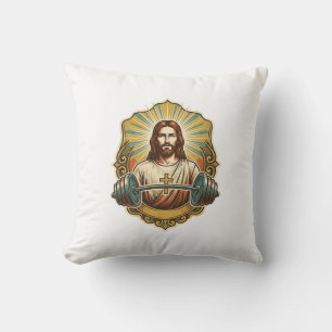 Determined Jesus Heavy Iron Barbell Powerlifting G Cushion