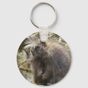 Determined Porcupine Key Ring