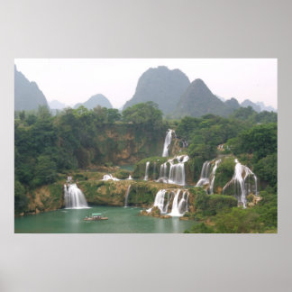 Detian Waterfall, China Framed Photo Print
