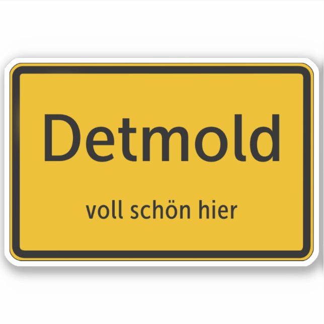 Detmold Sticker Sticker Autosticker (Front)