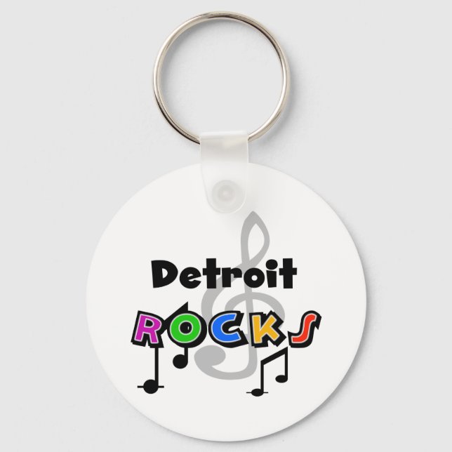 Detoit Rocks Key Ring (Front)