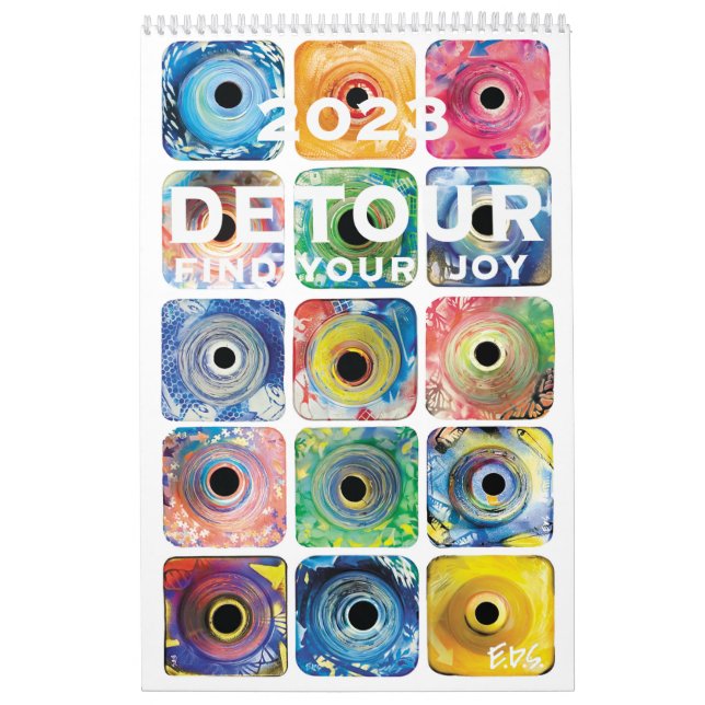 DETOUR 2023 Calendar of art and gratitude (Cover)
