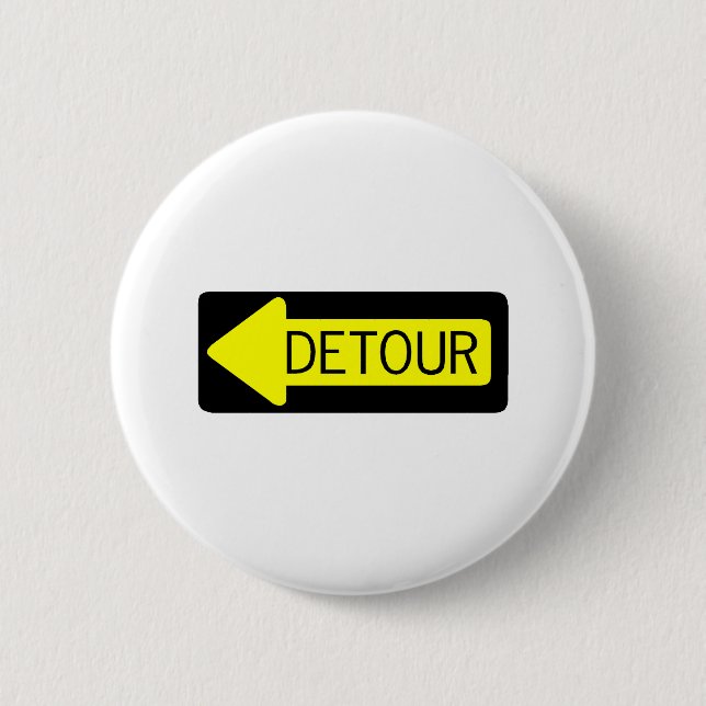 Detour 6 Cm Round Badge (Front)