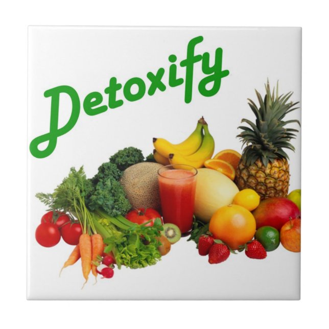 Detoxify Fruits and Vegetables Tile (Front)