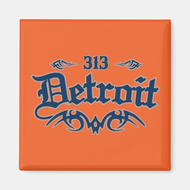 Detroit 313 magnet (Front)