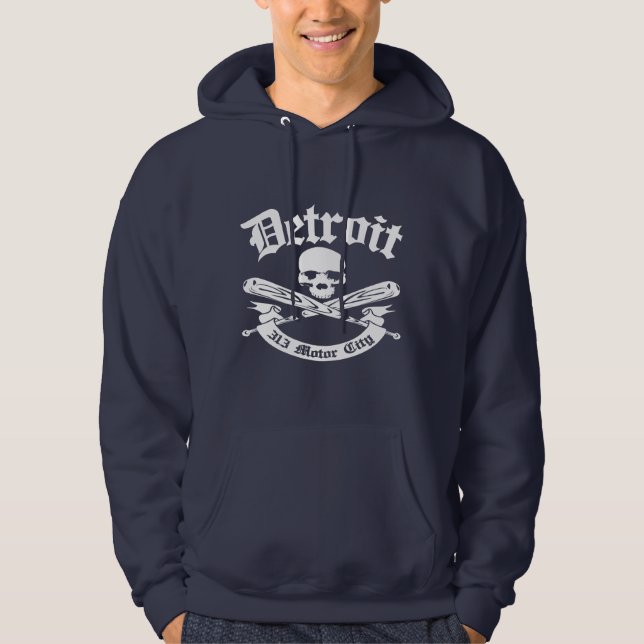 Detroit 313 Motor City Hoodie (Front)