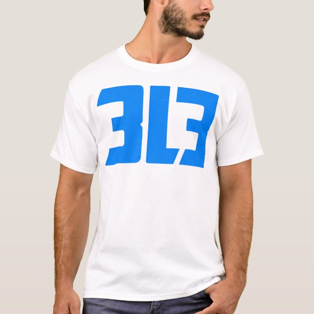Detroit 313 T-Shirt (Front)