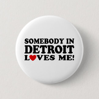 Detroit 6 Cm Round Badge
