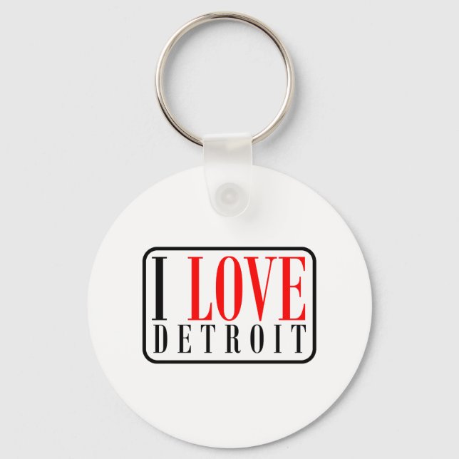 Detroit, Alabama Key Ring (Front)
