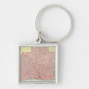 Detroit and Vicinity Key Ring