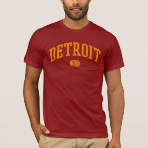 Detroit area code 313 T-Shirt