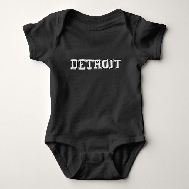 Detroit Baby Bodysuit (Front)