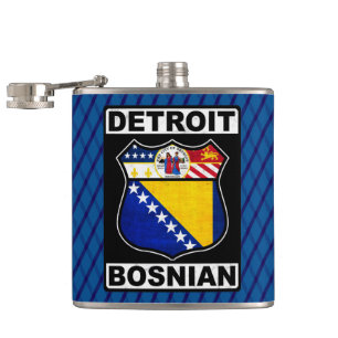 Detroit Bosnian American Hipflask Hip Flask