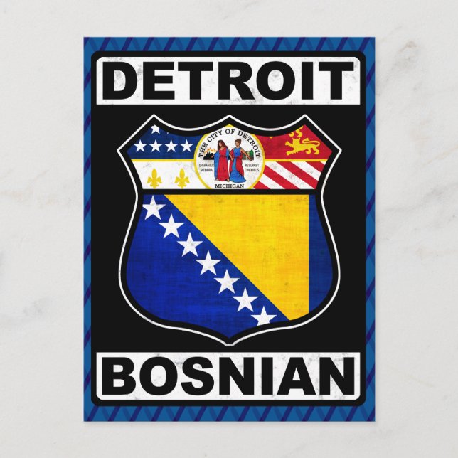 Detroit Bosnian American Post Cards (Front)