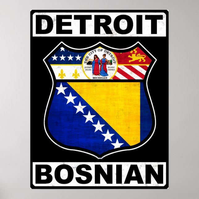 Detroit Bosnian American   Poster (Front)